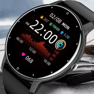 Bluetooth Smart Watch Homens Mulher Mulher Frequência Heart Heart Heatwatch Esporte Fitness Watch IP67 Impermeável SmartWatch para iPhone Android Relógios com Caixa