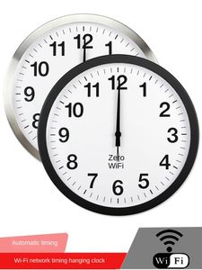 Zeitime Uhren großhandel-Zoll Wanduhr Smart WiFi Automatische Synchronisation Zeitnetz MUTE Moderne Minimalistische Wohnzimmer Quarz Home Uhren
