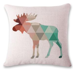Подушка/декоративная подушка продажи цвета геометрический принт животных.