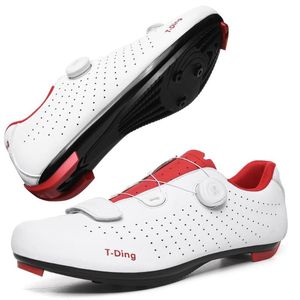 Cykelskor Professionell Athletic Bicycle Road Shoes Män Självlåsande cykel Bicicleta Sapatilha Ciclismo Women White Sneakers