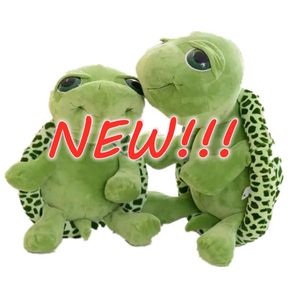 18 cm gåva stora ögon sköldpadda plysch leksaker armé gröna sköldpaddsdjur dockor fyllda baby barn födelsedag julklappar c05231