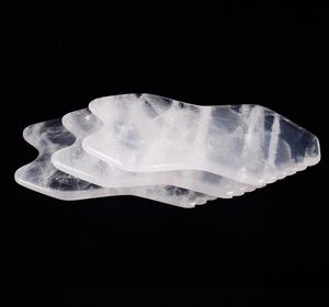 2021新しい美容櫛Rock Quartz Stone Gua Sha Massage Tool Nature Guasha Scraping Massagerフェイスヘッド体ヘルスケア