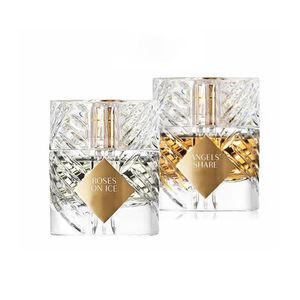 50ml Kilian Angels 공유 사과 브랜디 블루 문 생강 대시 장미 얼음에 얼음에 verte cologne 여자 향기 향기 오위 스프레이 강렬한 1.7fl oz