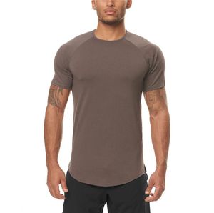 Herren T-Shirts Marke Mesh Casual Herren Kurzarm Mode Shirts Kleidung Laufen Training Fitness Strumpfhosen Sport Gym Sport Quick Dry T-Shirt