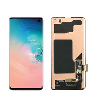 Samsung Galaxy S10 LCD G973 AMOLEDスクリーンタッチパネルデジタイザーアセンブリなしのOEMディスプレイ