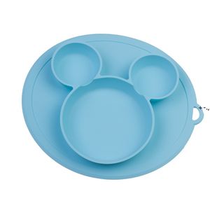 Silikon Kinder Cartoon Geschirr Set Baby Abendessen Schüssel Kind Abendessen Platte Baby Training Schüssel Löffel Gabel Dropping Baby Liefert LLF11738