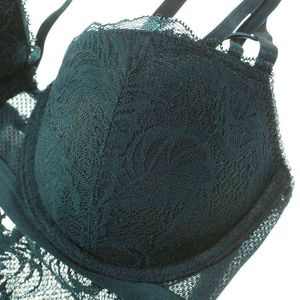 NXY sexy set Sexy Soft Lace Bustiers Corsets With Cup Backless Underwire Push Up Underwear Mesh Transparent Bodysuit Women Lingerie 1129