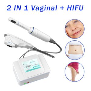 Bärbar vaginalstramning Hifu Rynkor Avlägsnande Hög intensitet Fokuserad Ultraljuds skönhetsutrustning
