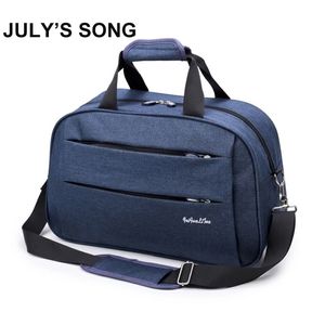 JULY'S SONG Travel Business Bag Portable Big Capacity Luggage Suitcase Outdoor Plane Storage Organizer Men Women Use 211118