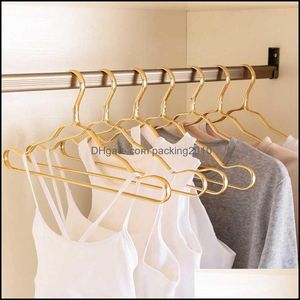 Hangers & Racks Clothing Housekee Organization Home Garden 10Pcs /lot Clothes Aluminum Alloy Thicker Drying Rack Anti-Slip Windproof Anti-Ru