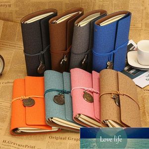 Notepads A6 Loose Leaf Paper Notebook Retro Strap Portable Refill Diary Planner Handbook PU Leather Notebook1 Factory price expert design Quality Latest Style