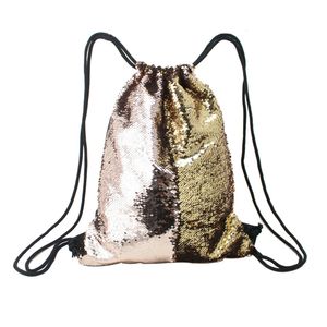 HBP Non-Brand Sequin Sports Bag Drawstring pocket Q flip color outdoor backpack 1 sport.0018 VU8K