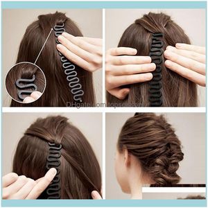 Aessories Tools ProductsWomen Easy Braider Twist Alait Wave Hair Braiding Tool Holder Centipede Shape Clip Frisyr Aessories1 Drop Deliv