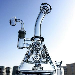 Beaker Fab Egg Hookahs 9 Inch 4mm Thick Glass Bongs Swiss Percolator Oil Dab Rigs Showerhead Water Pipes 14mm Female Joint With Bowl