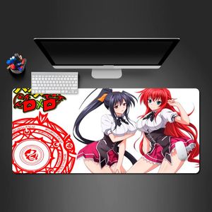 Mauspads Handgelenkstützen High School DXD Anime Pad Super Speed Große Gaming-Matte Gummi LockEdge MousePad Gamer für Schreibtisch Computing