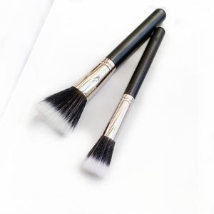 Duo Fiber Ansiktssmink Stippling Brush 187/188 Stor/liten Lätt multifunktionell ansiktspulver Foundation Blush Highlighter Skönhetskosmetiskt verktyg