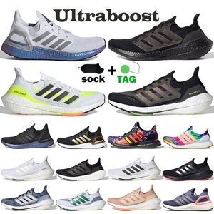 Ultraboost Mens Running Shoes Driepersoons Zwart Wit Ultra Boost Nacht Flash Carbon Scarlet Solar Gele Walker Bred Dames Trainer Sport Designer Sneakers