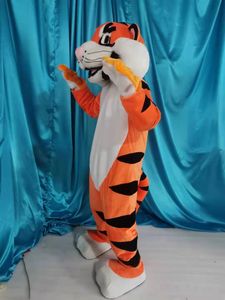 Prawdziwy obraz Tiger Mascot Costume Fancy Dress for Halloween Carnival Party Support Dostosowywanie