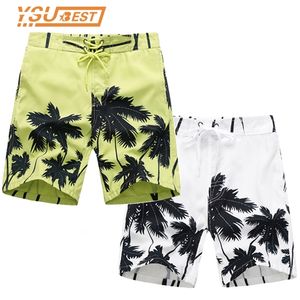 Coconut Trees Children Board Shorts Boys Casual Swimming Trunks Kids Clothing Fashion Style Quick Drying Short 210417