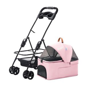 Hunde-Autositzbezüge, faltbar, luxuriös, Haustierwagen, Trolley, Katzenträger, Kinderwagen, Reisen, Outdoor, Kinderwagen, Hunde, Kinderwagen, Trennung, faltbar, Rain Co