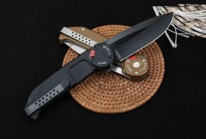 Promotion BF2RCT Flipper折りたたみナイフN690チタンコートドロップ点ブレード6061-T6ハンドルボールベアリングサバイバルの戦術的なナイフ小売箱