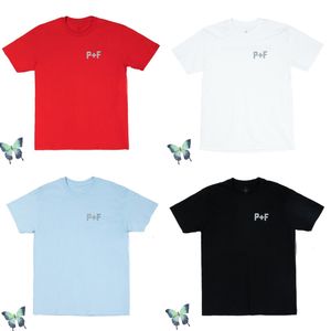 P + F 3m Reflekterande T-shirt Platser Faces Högkvalitativ solid färgT-tröja Män Kvinnor Mode Casual T-shirt Platser + Faces T-shirts x0726