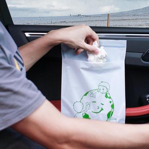 Other Interior Accessories 20PCS Disposable Car Garbage Bag Vehicle Trash Bags Self Adhesive Auto Storage For Home Office Kitchen