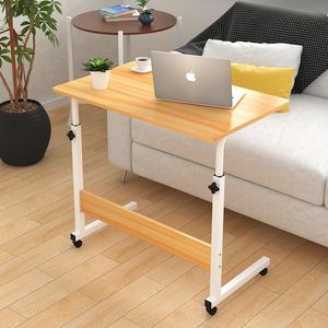 Wholesale small computer desk with storage for sale - Group buy Storage Baskets Bed Computer Desk College Students Simple Writing Dormitory Lazy Bedroom Bedside Small Table