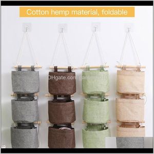 Bags Home Wall Door Hanging Wardrobe Storage Bag Stackable Organizer Flower Pot Sundries Container Magazine Pockets Bedroom Supplie Fm Dtiec