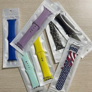 Thickened Universal Plastic Display Retail Box Bag For Apple Watch Band 40mm 44mm 38mm 42mm Series Strap Wristband Bracelet