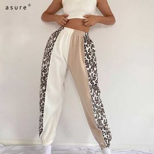 الرياضة فضفاض الركض sweatpants السيدات المرأة رياضية الشتاء الحرارية السراويل الدافئة البضائع فام الملابس الشارع الشهير K20P10561 210712