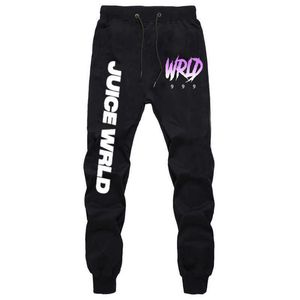 Juice Wrld drukowane spodnie hip-hopowe męskie spodnie męskie modne spodnie biegaczy Streetwear spodnie dresowe Pantalon Hombre spodnie haremki X0723