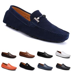 2021 Non-Brand Men Running Skor Svart Vit Grå Navy Blue Suede Mens Fashion Trainer Sneakers Outdoor Jogging Walking 40-45 Färg 227