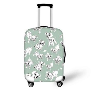 Toiletartikelen TwethartsGirl Dalmatische Hond Bagage Covers Stretch Beschermend Cover Travel Accessoires voor Trunk Case