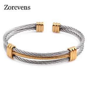 Bangle Modyle Arrival Spring Wire Line Colorful Titanium Steel Bracelet Stretch Stainless Cable Bangles For Women