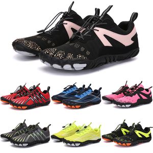 2021 Four Seasons Five Fingers Sports Sapatos de montanhismo Rede Extreme Simple Runção, Ciclismo, Caminhada, Escalada de Rocha Preta Pink Verde 35-45 Cor 112