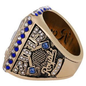 Fans'Collection Kansas2015City Royals World Champions Team Championship Ring Sport Souvenir Fan Promotion Geschenk Großhandel
