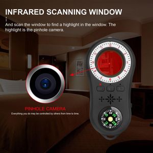 NEW Camera Detector GPS Tracker Detector Lost Alarm RF Signal Infrared Hotel Anti-Surveill ance Anti-Sn eak Shoot Night Vision Motion