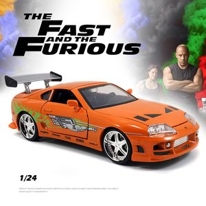 Wholesale toyota diecast for sale - Group buy 2021 TOYOTA Supra Toy Alloy Car Diecasts Toy Vehicles Car Model Miniature Scale Model Car Toys For Children