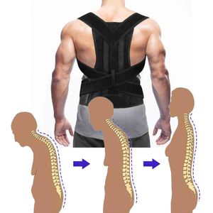 Men's Corset Corrector Support Belt Brace Body Shaper Vest Correct Posture Girdles Back Shoulder Relief