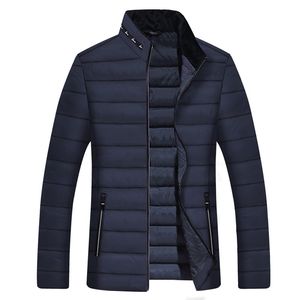 Vinterjacka Män Vinter Parka Outwear Tjock Varm Parkas Jacka Coat Män Casual Windproof Fickor 210910