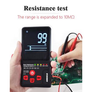 Multimeter Automatisches digitales LCD-Multimeter Voltmeter Amperemeter Stromkreistester LKS99