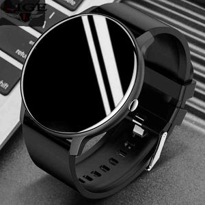 LIGE 2021 New Smart Full Touch Screen Sport Fitness Watch IP67 Waterproof Bluetooth Smartwatch Men For Xiaomi Huawei