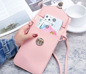 Uniwersalny pasek Crossbody Regulowany Neck Smycz Telefon Case dla iPhone 13 12 11 Pro Max Mini XR XS X 8 7 Plus Samsung S21 Ultra Huawei LG Moto PU Skórzana pokrywa