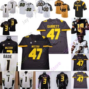Authentic Missouri Tigers NCAA Football Jersey - Durable Team Colors with Player Names Cook Schrader Peat Lovett Hopper Burden III McGuire Banister Badie Lock