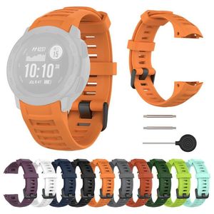 Wholesale garmin instinct band for sale - Group buy Watch Bands Soft Silicone Replacement Band Wrist Strap For Garmin Instinct Fashion Silica Gel Durable Belt Buckle