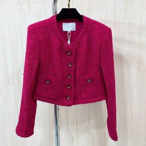 Moda cc donna lana giacca di lana cappotto di fascia alta cappotti di fiori grossolani logo cchen marca inverno manica lunga donna abiti firmati SML cc1