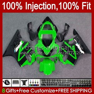 Injektionsformmissor för Honda CBR 600 FS CC 600F4I CBR600 F4I 01 02 03 KOVISWORK 46NO.110 CBR600F4I GREEN BLK F4 I 600CC 2001 2002 2003 CBR600FS 01-03 OEM BODY KIT