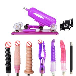 AKKAJJ Adult small Thrusting Massage Sex Furniture Machine Gun for Women with Replaceable 3XLR Attachments