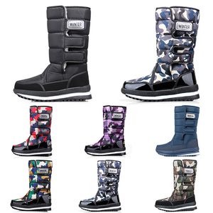 Klasyczne buty śniegowe dla kobiet Męskie mody Highs Mini kostka Krótki zima Boot Damskie Dziewczyny Mężczyźni Kobiety Botki Ciepłe Futro Bawełniane Niepoślizgowe Outdoor 36-47